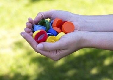 Collect plastic bottle caps!